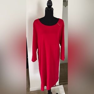 NWT Karen Scott knit dress, Size XL, 100% cotton